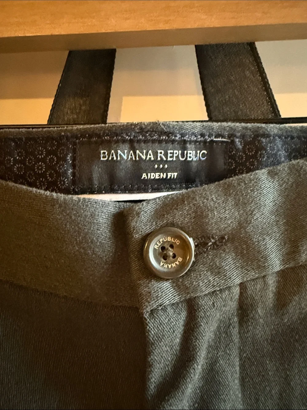Banana Republic Men's Dark Gray Chinos